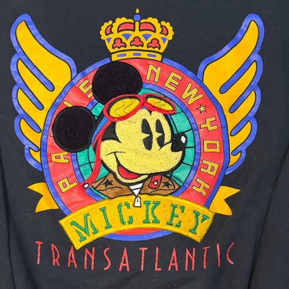 Vintage/Rare 1990’s Disney Black Crewneck Sweatshirt with Mickey Mouse Design - Picture 2 of 7